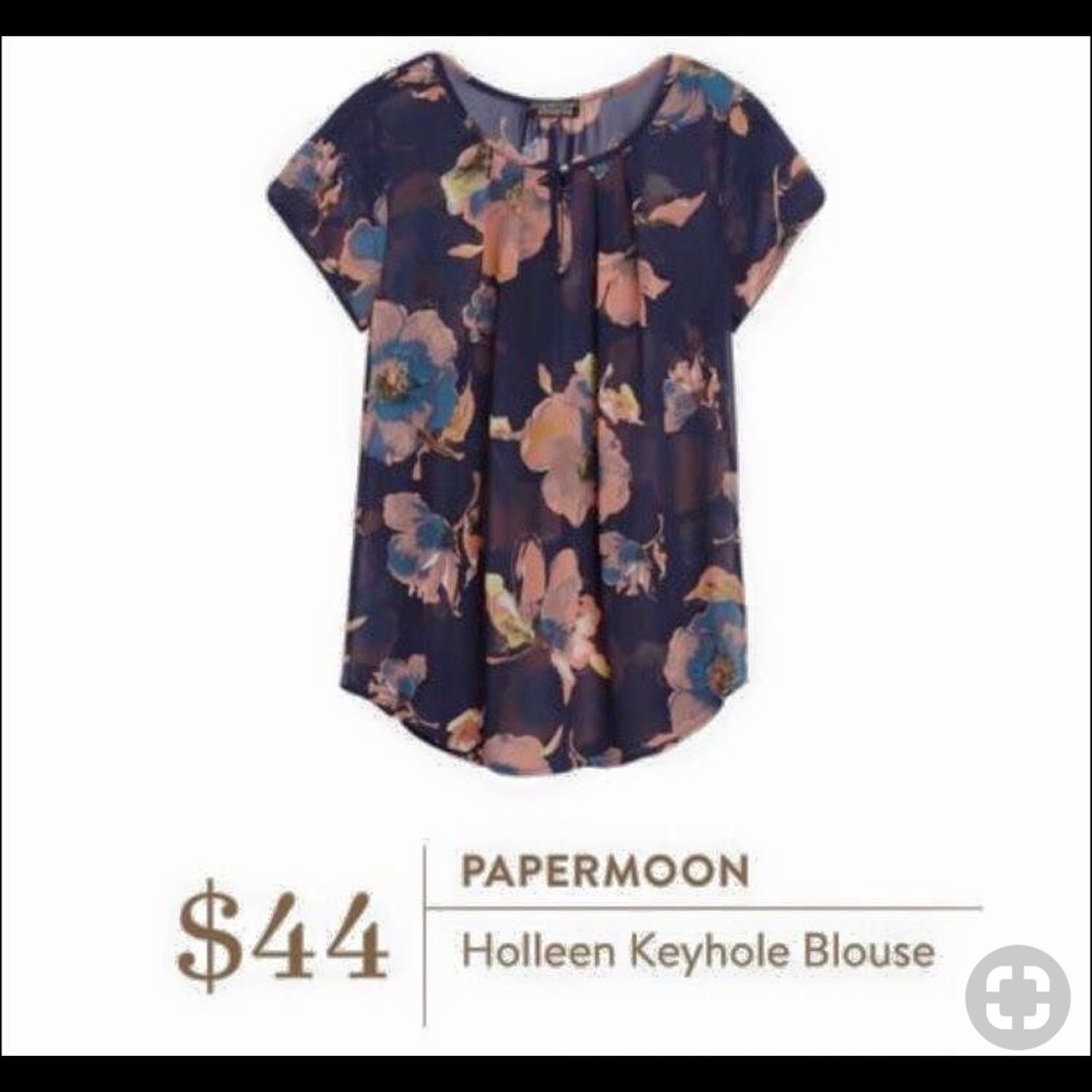 Papermoon Holleen Keyhole Blouse